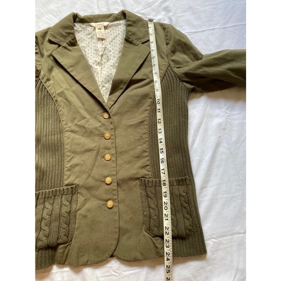Women's Sundance Runaround Olive Sweater Jacket Blazer Size 6 - Picture 6 of 6